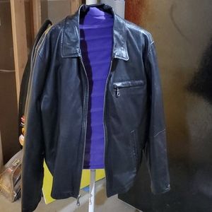 Geniune Leather Bomber Jacket Medium
